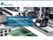 Tablet Screenshot of nutek-sg.com